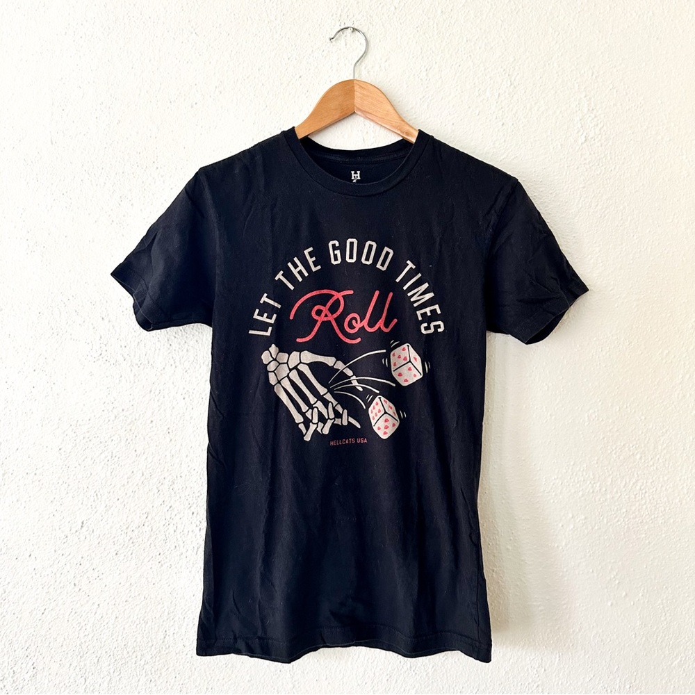 Hellcats USA Let The Good Times Roll Black T-Shirt